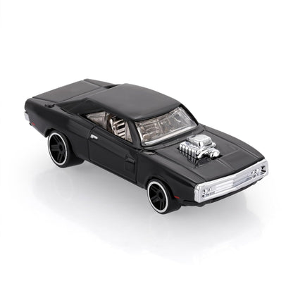 JAMS 1:64 Scale (Blister Pack) DC Jams Black Muscle Toy Car with Supercharger, Ages 3+