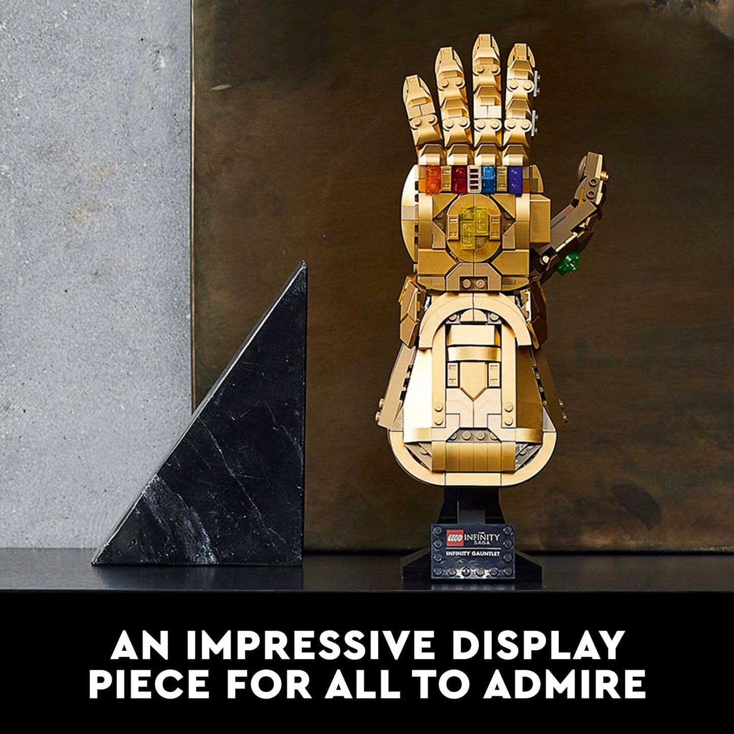 LEGO 76191 Marvel Infinity Gauntlet Building Set for Adults – Thanos Infinity Stones Collectible Display Model (590 Pieces)