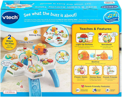 VTech Buzz and Learn Activity Table with Seven Interactive Play Zones