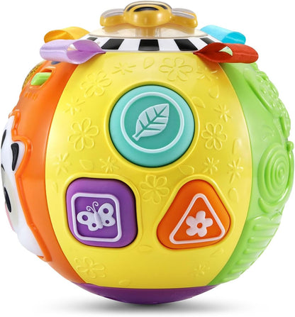 VTech Baby On-the-Moove Activity Ball Interactive Sensory Learning Toy for Babies & Toddlers | Orange