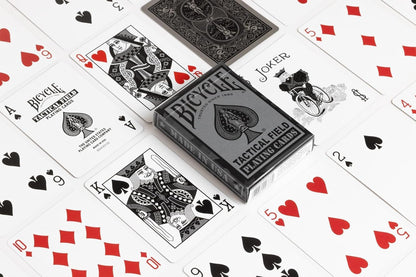 Bicycle Tactical Field Playing Cards – Poker Size Deck with Air-Cushion Finish, Assorted Colour