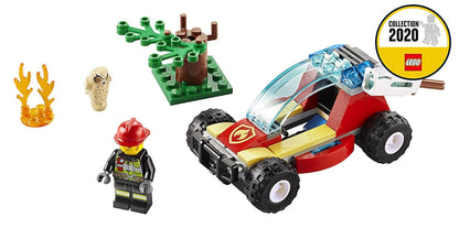 LEGO 60247 City Forest Fire Response Buggy with Firefighter- Multicolor, 84 Pcs