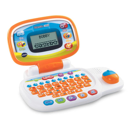 VTech Tote & Go Laptop Orange | Interactive Educational Learning Laptop for Kids | ABCs, Numbers, Games & Music | Ages 3+
