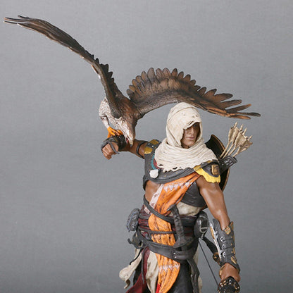 Assassin’s Creed Origins Bayek Protector of Egypt Collectible Statue with Eagle ( 11 Inch) – Premium Display Figure