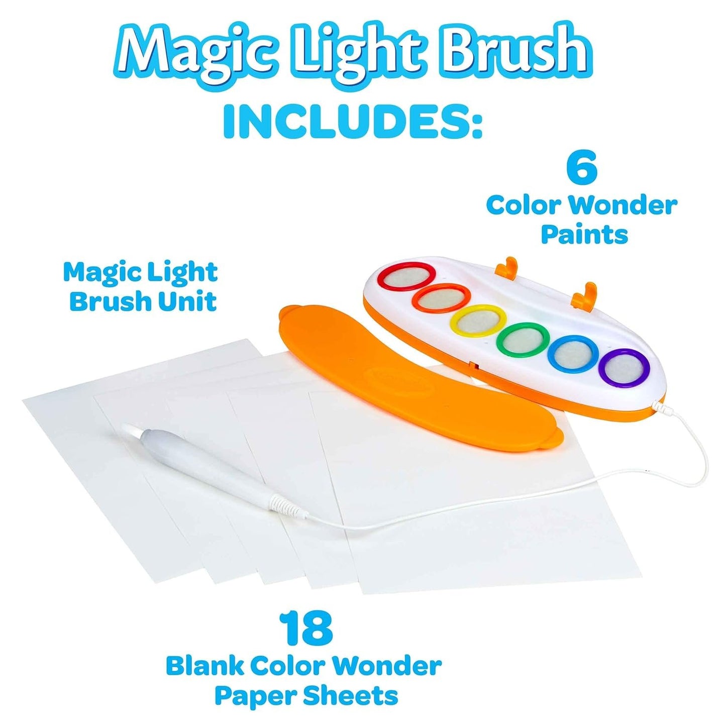 (Outer Box is Little Damage) Crayola Color Wonder Mess-Free Magic Light Brush