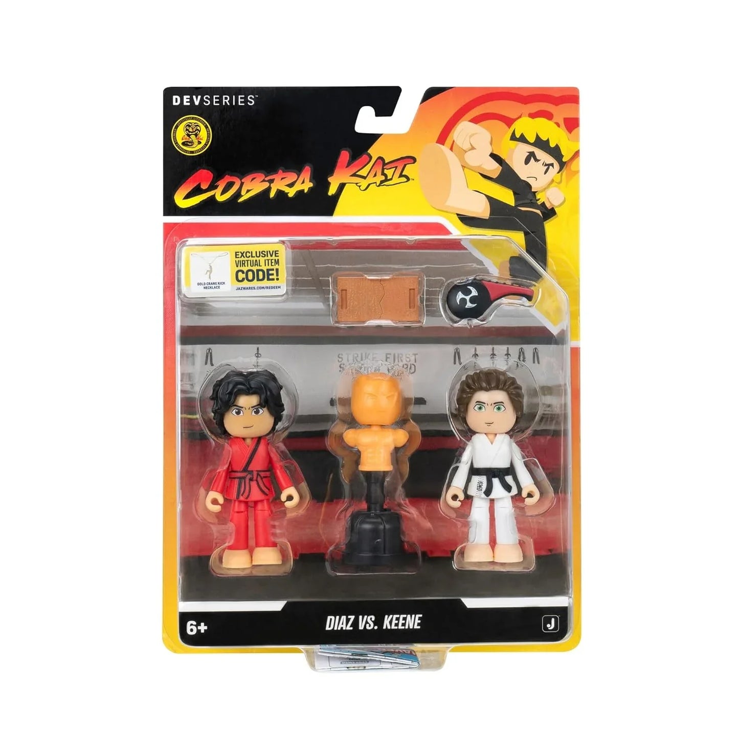 DevSeries Cobra Kai Ultimate Action figure: Diaz vs. Keene Game Pack – 2.75" Action Figures with Accessories & Exclusive Virtual Item - Jaiman Toys