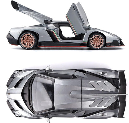 HQT 1:22 Scale Die-Cast Supercar Model – Premium Collectible Edition (Light & Sound | Pull Back Action)