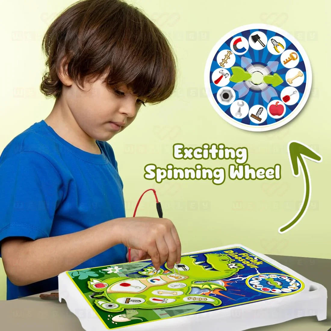 Freak Dinosaur Operation Board Game – Electronic Skill Toy for Kids Ages 4–12 - Jaiman Toys