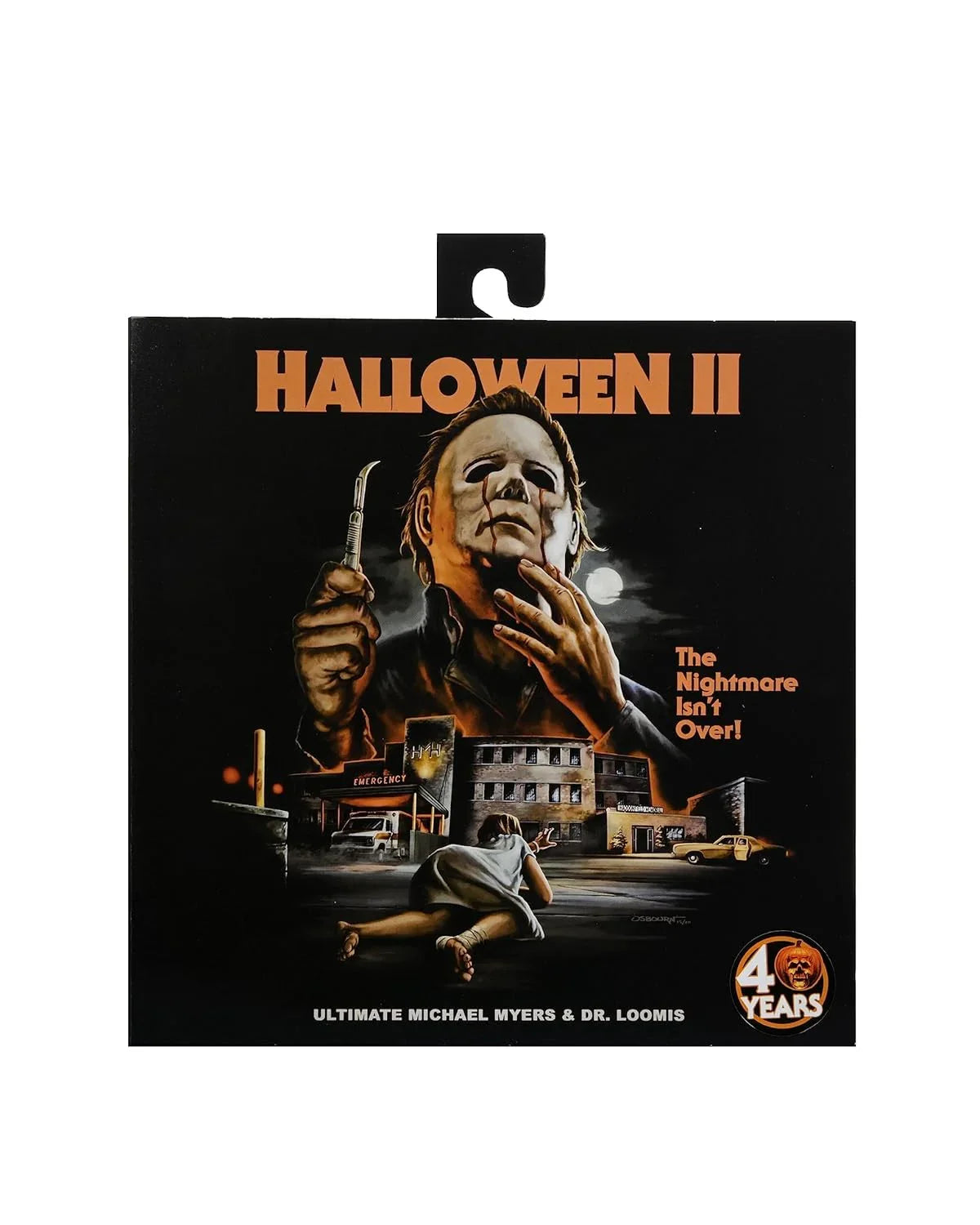 NECA Halloween 2 Michael Myers & Dr. Loomis 2-Pack – 7" Action Figures - Jaiman Toys