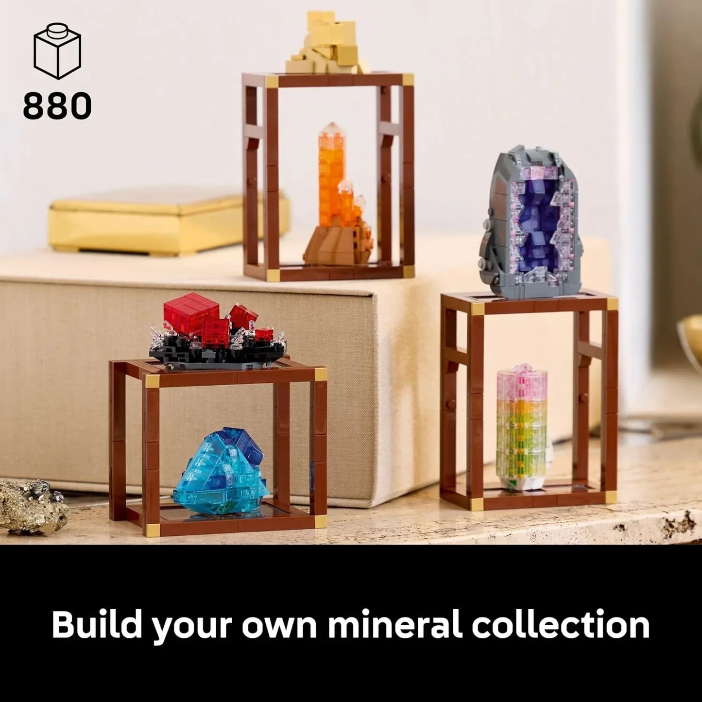 LEGO 21362 Ideas Mineral Collection Building Set for Adults, Ages 18+