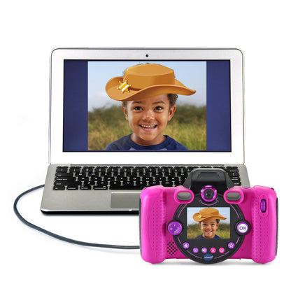 VTech KidiZoom Duo FX Kids Digital Camera | 8MP Camera with Dual Lens, 4X Zoom, Games, Photo Effects & Video Recording | Ages 3+