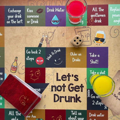 Drunkish Wink - Adult Party Board Game | Dare, Challenge & Drinking Game for House Parties | 2-8 Players | Ages 18+