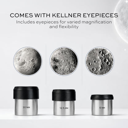 Pie Matrix Phoenix 60700 Astronomical land & Sky Refractor Telescope with 175x Ultra Zoom,Fully Coated Glass Optics, Alt-Az Mount,Professionals to Explore Moon,Saturn Rings, Planets & Deep Sky Objects
