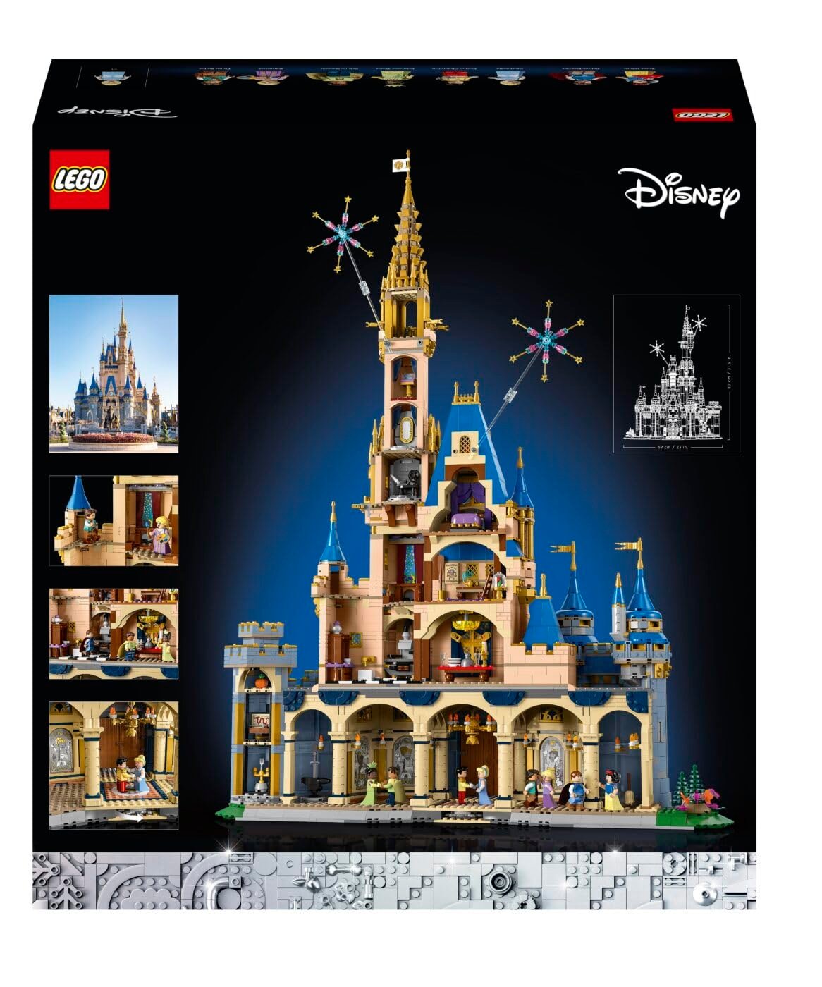 Lego 43222 Disney Castle is an Enchanting 4837-Piece Celebration of Disney's 100th Anniversary