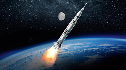 LEGO 21309 Ideas NASA Apollo Saturn V Building Set – Collectible Space Rocket Model for Adults (1969 Pieces)