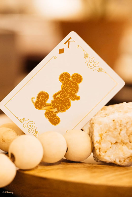 Bicycle Disney Mickey Mouse Black & Gold Playing Cards – Metalluxe Foil Deck