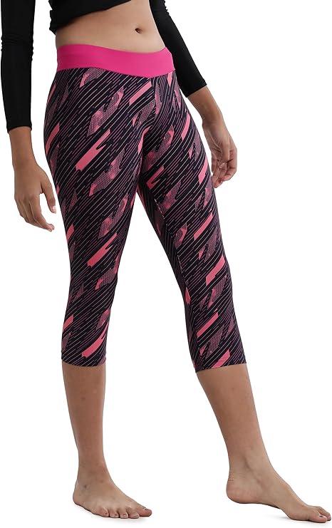 Speedo Hyperboom Allover Active Capri for Girls – Casual Printed, Comfortable & Stylish - Jaiman Toys