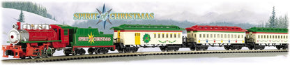 Bachmann Trains - Spirit Of Christmas Ready To Run Electric Train Set - N Scale