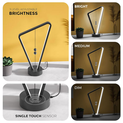 Modern LED Balance Table Lamp – Magnetic Switch Decorative Desk Lamp