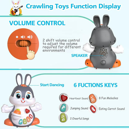 HOLA Multifunctional Fun Bunny – Interactive Sound & Light Toy for Toddlers - Jaiman Toys