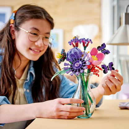 LEGO 11507 Botanicals Olivia Rodrigo’s Flower Bouquet – 11 Artificial Flowers, Music-Inspired Décor, 400 Pieces, Ages 9+