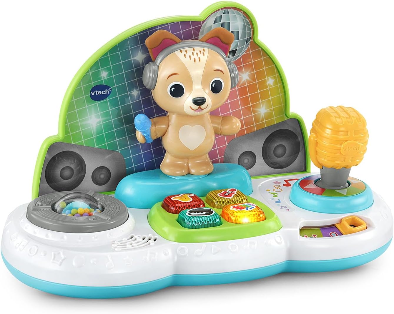 VTech Bark and Bop Dance Party | Interactive Musical DJ Puppy Toy with Lights & Sounds