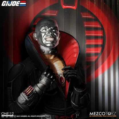 Mezco Toys G.I. Joe 1/12 Destro 17cm Action Figure – Illuminated Feature - Jaiman Toys