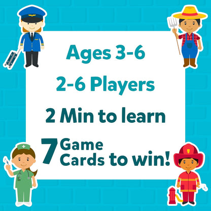 Skillmatics Card Game - Guess in 10 Junior Community Helpers for Kids, Boys, Girls, and Families Who Love Board Games and Educational Toys, Travel Friendly,...