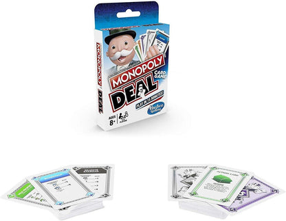 Monopoly Deal Quick-Playing Card Game for Families, Kids Ages 8 and Up and 2-5 Players - Jaiman Toys
