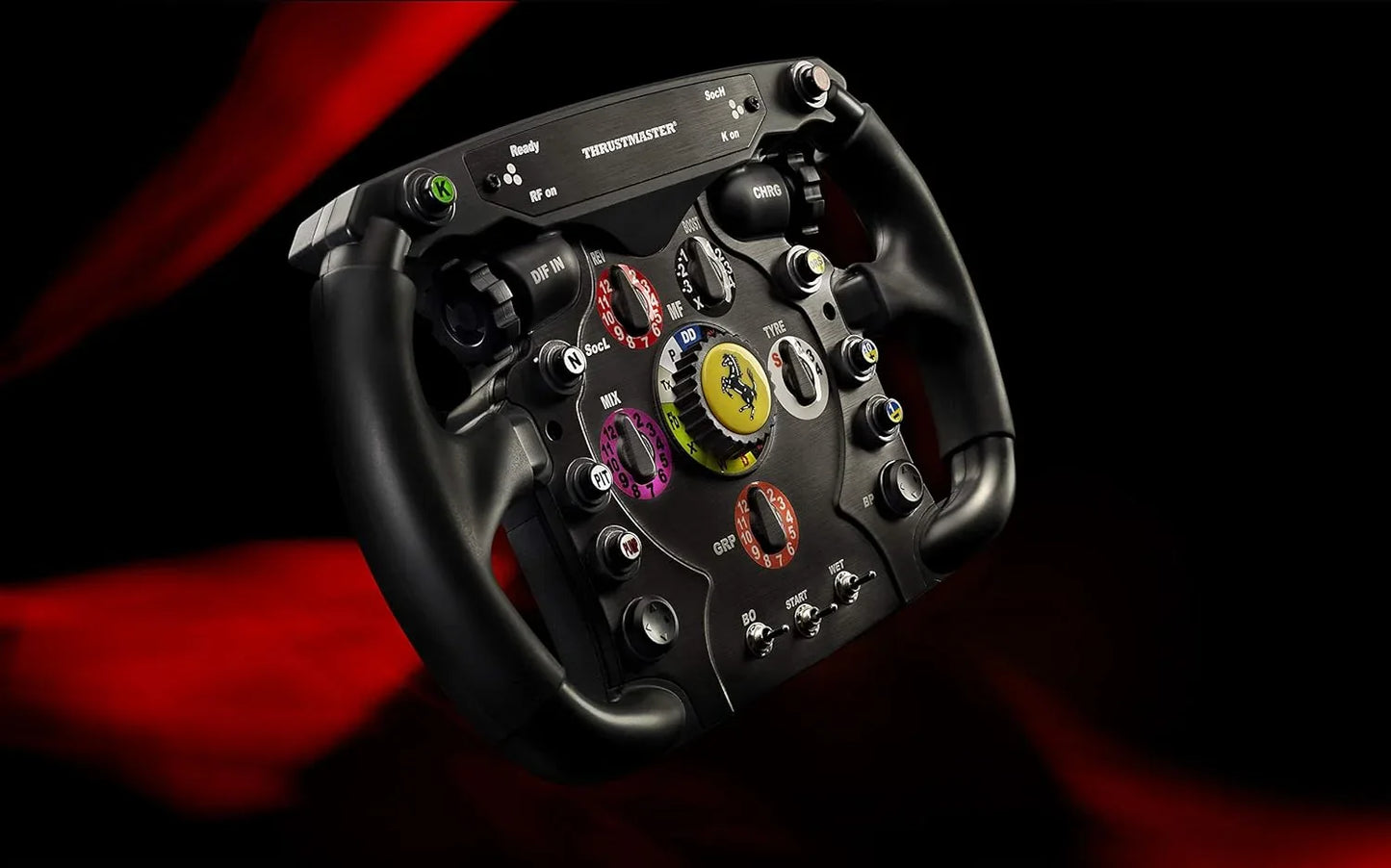 Thrustmaster Ferrari F1 Wheel Add-On – Official F1 Replica Racing Wheel for PC, PS4, PS3 & Xbox One - Jaiman Toys
