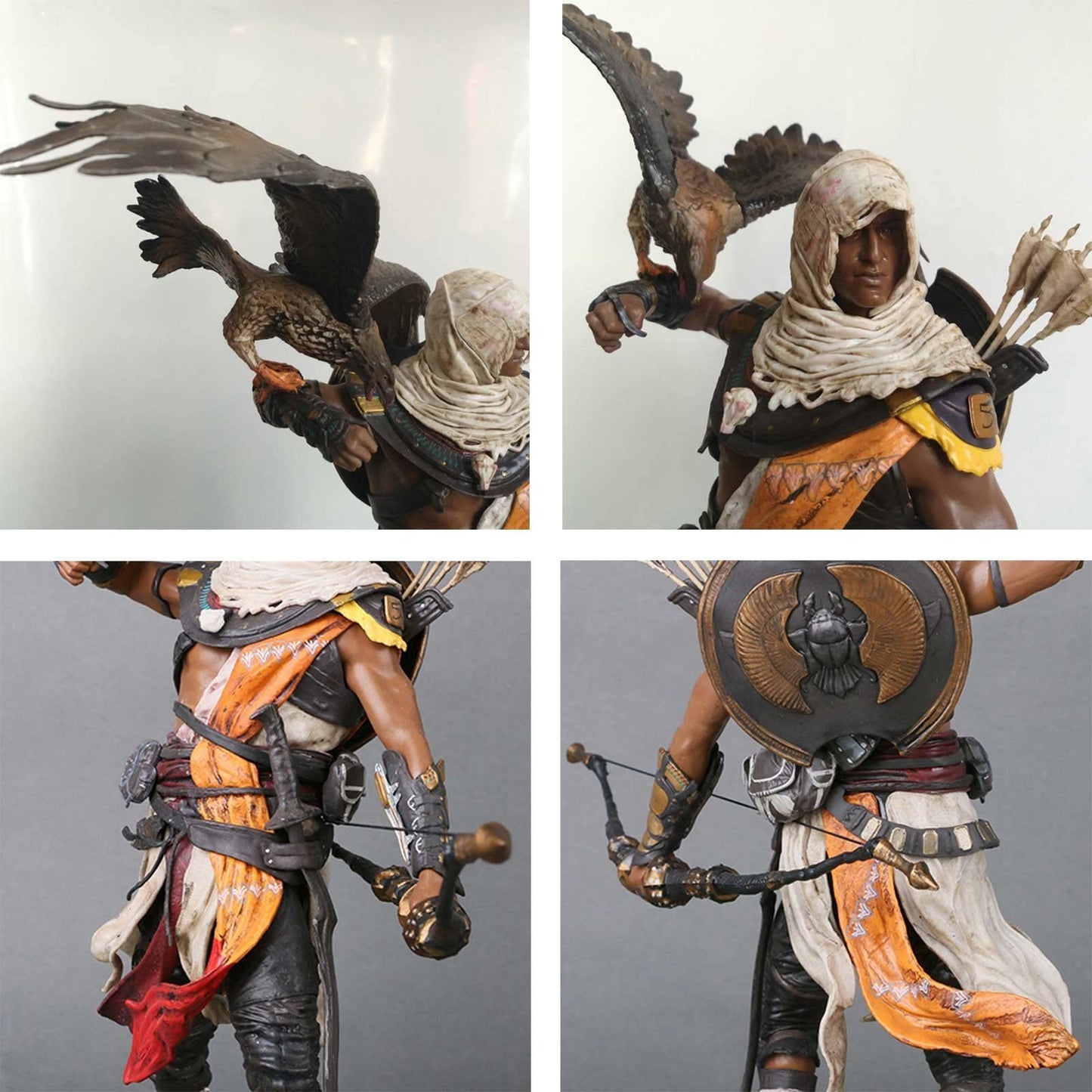 Assassin’s Creed Origins Bayek Protector of Egypt Collectible Statue with Eagle ( 11 Inch) – Premium Display Figure