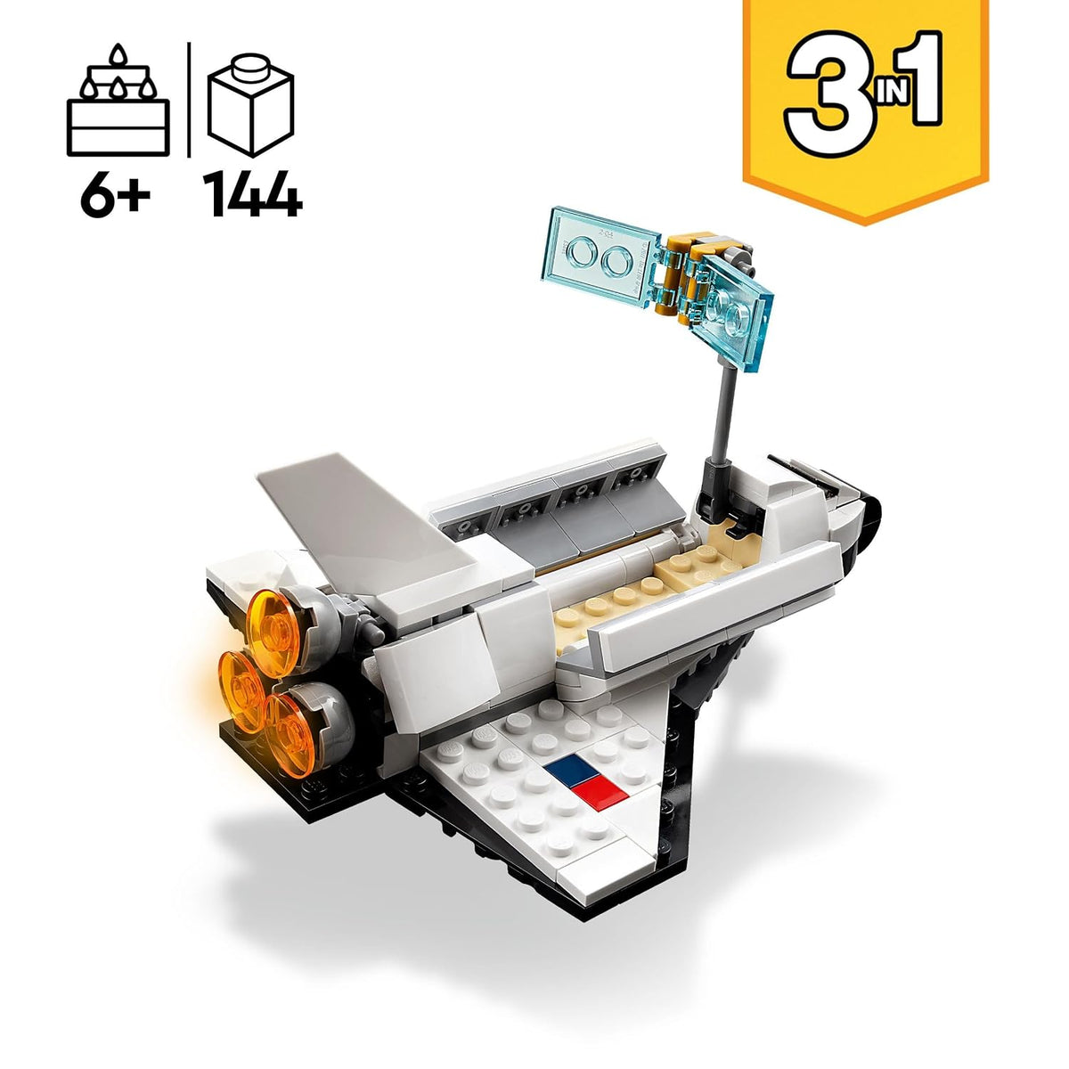LEGO Creator Space Shuttle 31134 Building Set (144 Pieces)
