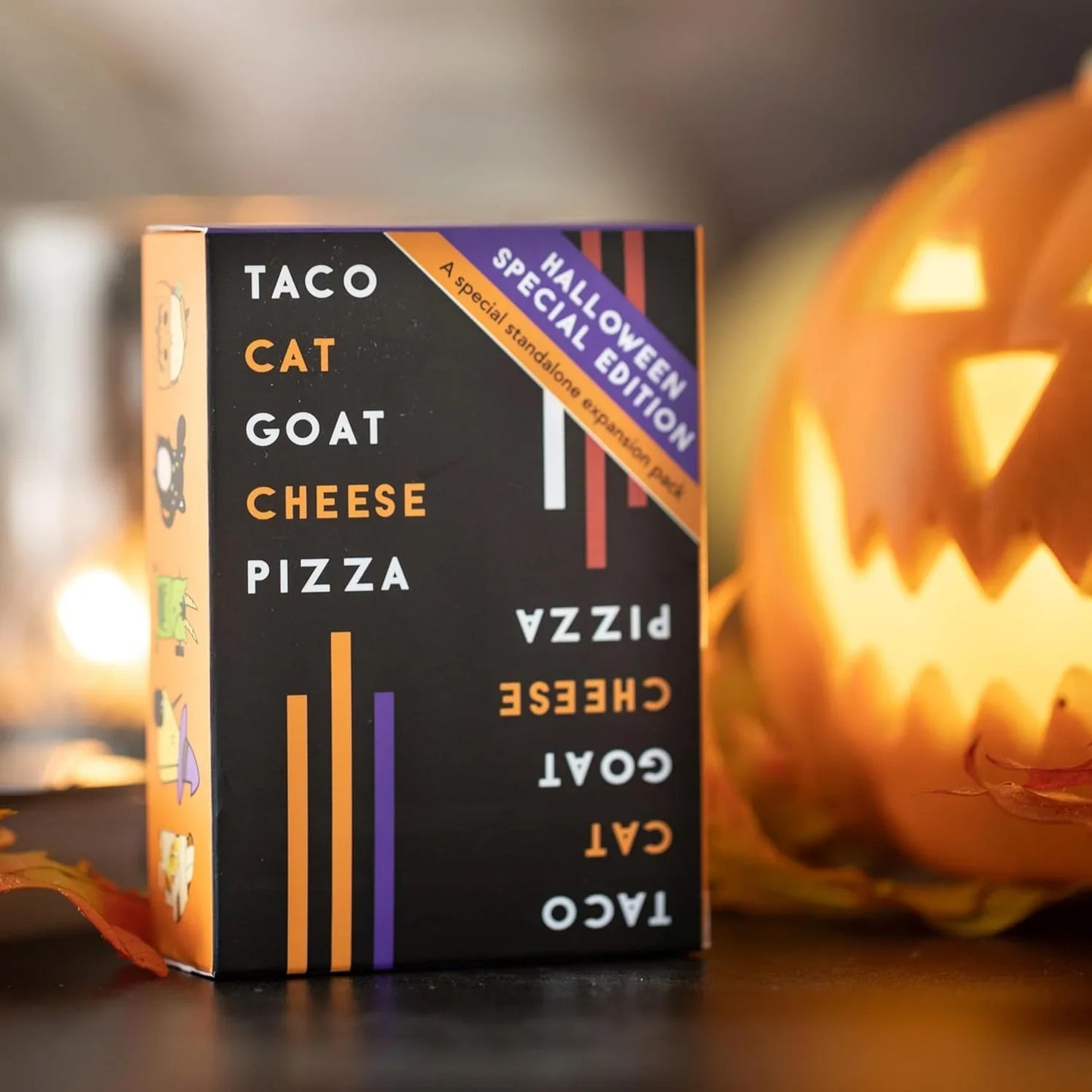 Taco Cat Goat Cheese Pizza Halloween Edition Board Game - Jaiman Toys