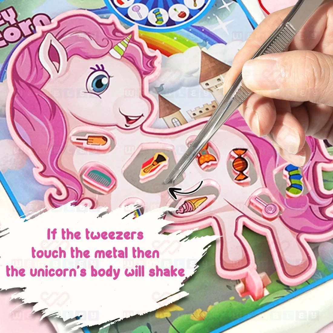Crazy Unicorn Operation Board Game – Magical Electronic Fun for Kids Ages 4–12 - Jaiman Toys