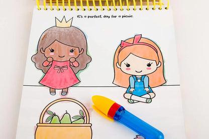 Magic Painting: Princesses by Bookoli - Jaiman Toys