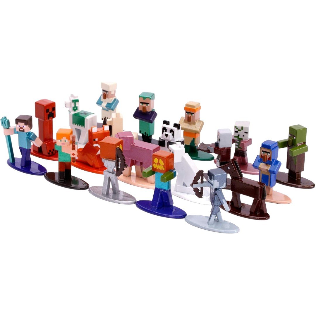 Minecraft Nano Metal Figures Mystery Bag: Assorted (Pack of 6)