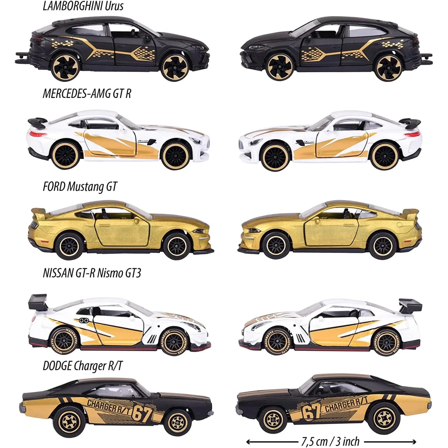 Majorette Limited Edition 9, Model Vehicles with Camouflage Look, Die Cast Metal with Opening Parts, Rotating Wheels and Suspension for Children Aged 3 and Above Boys, Girls, Kids- Set of 5 Brand: Majorette - Jaiman Toys