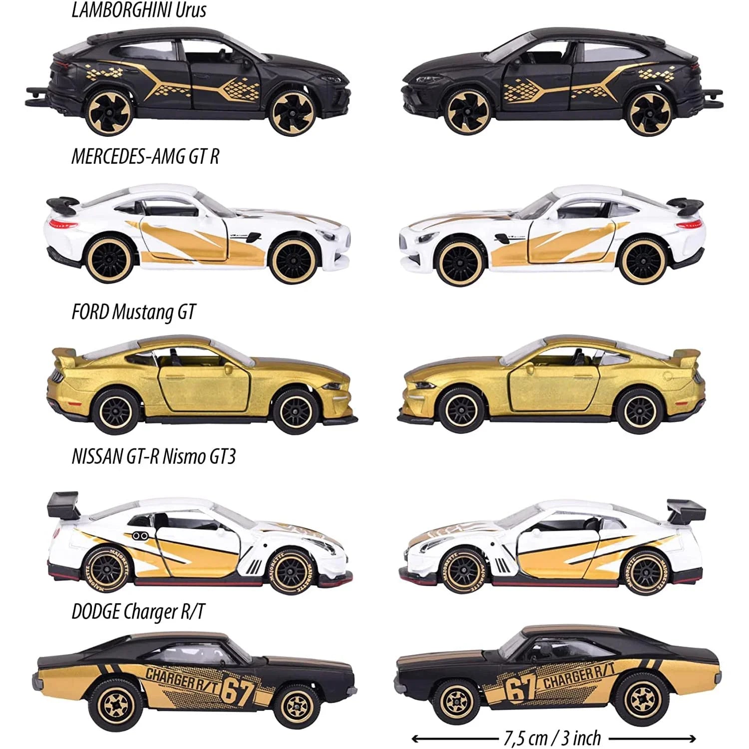 Majorette Limited Edition 9, Model Vehicles with Camouflage Look, Die Cast Metal with Opening Parts, Rotating Wheels and Suspension for Children Aged 3 and Above Boys, Girls, Kids- Set of 5 Brand: Majorette - Jaiman Toys