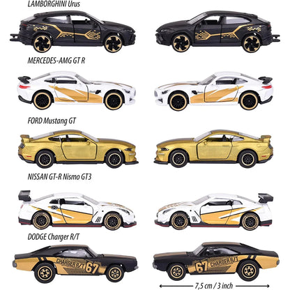 Majorette Limited Edition 9, Model Vehicles with Camouflage Look, Die Cast Metal with Opening Parts, Rotating Wheels and Suspension for Children Aged 3 and Above Boys, Girls, Kids- Set of 5 Brand: Majorette - Jaiman Toys