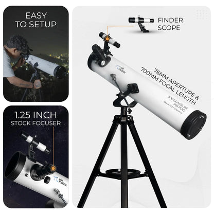 Pegasus 76700 HD Telescope – Explore Moon, Planets & Deep Space in Ultra Clarity - Jaiman Toys