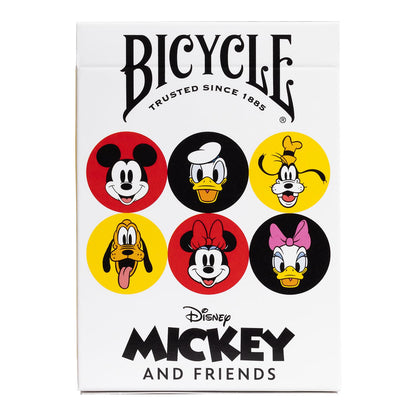 Bicycle Disney Mickey and Friends Playing Cards – Poker Size Deck with Air-Cushion Finish