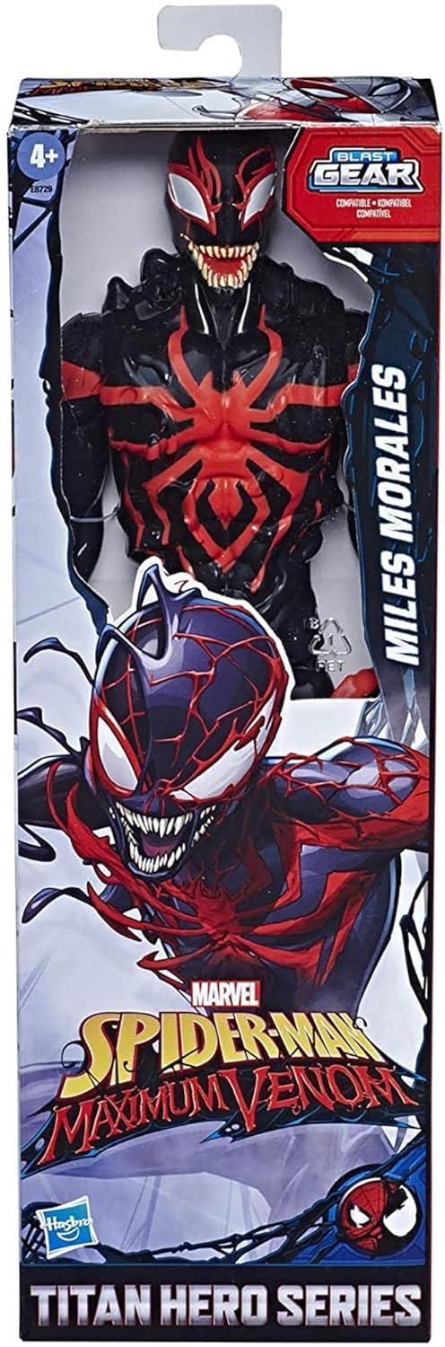 MARVEL Universe Inspired Spider-Man Maximum Venom Titan Hero Miles Morales Action Figure, Ages 4 And Up