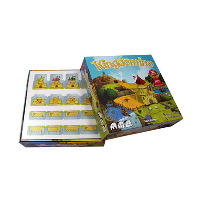 Blue Orange Games Kingdomino Strategy Board Game – Tile-Placement & Kingdom-Building Game for Family, Kids & Adults (2–4 Players, Ages 8+)