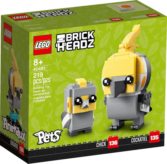 Lego BrickHeadz Pets Cockatiel 40481 Bird (219 Pieces)