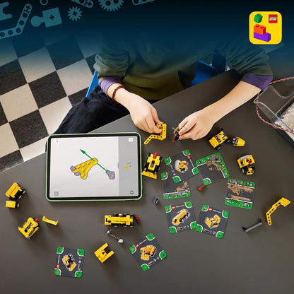 LEGO 42233 Technic Mighty Machines Series 1 Mystery Box Building Toy – Pack of 8 Collectible Vehicle Sets, 7+