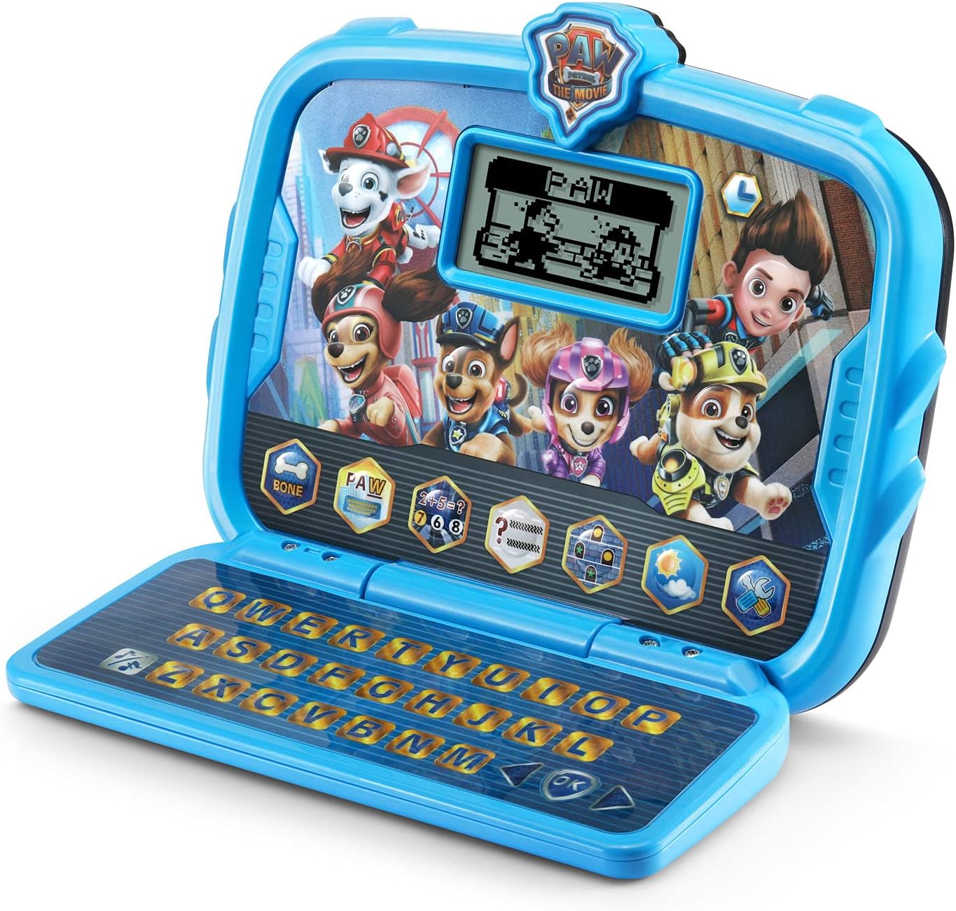 VTech PAW Patrol Learning Tablet | Interactive Educational Laptop Tablet with 6 Learning Activities, Typing, Phonics, Math & Clock Games for Kids