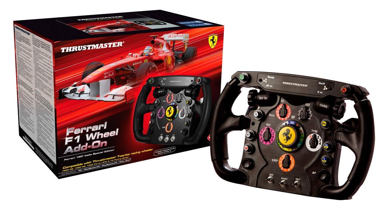 Thrustmaster Ferrari F1 Wheel Add-On – Official F1 Replica Racing Wheel for PC, PS4, PS3 & Xbox One - Jaiman Toys