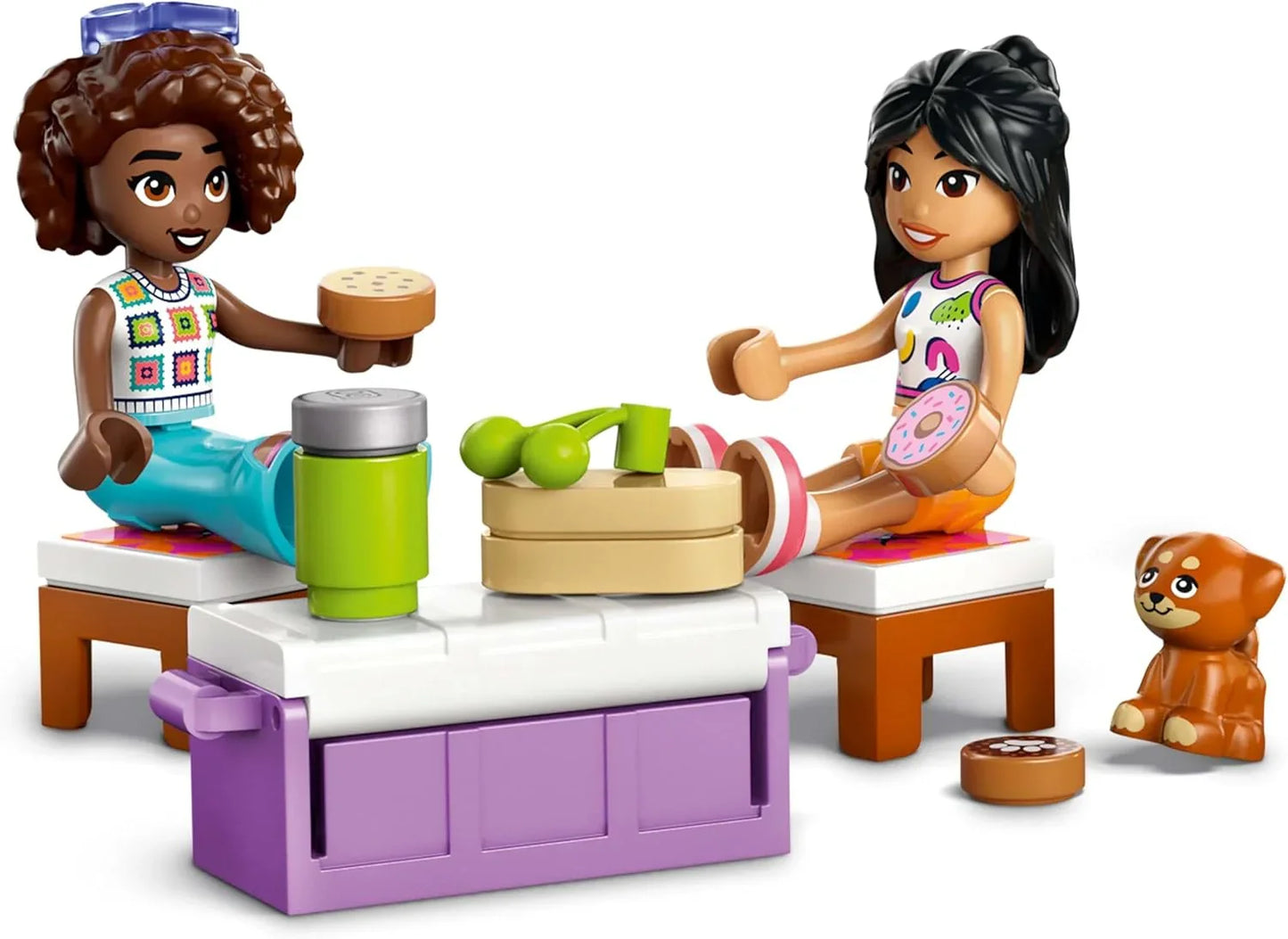 LEGO Friends 42659 Friendship Road-Trip Travel Car Toy with Trailer, 2 Mini Dolls, a Pet Dog Figure, Kayak & Fun Accessories incl. a Skateboard & Roller Skates - Building Set for 6+ Year Old Girls