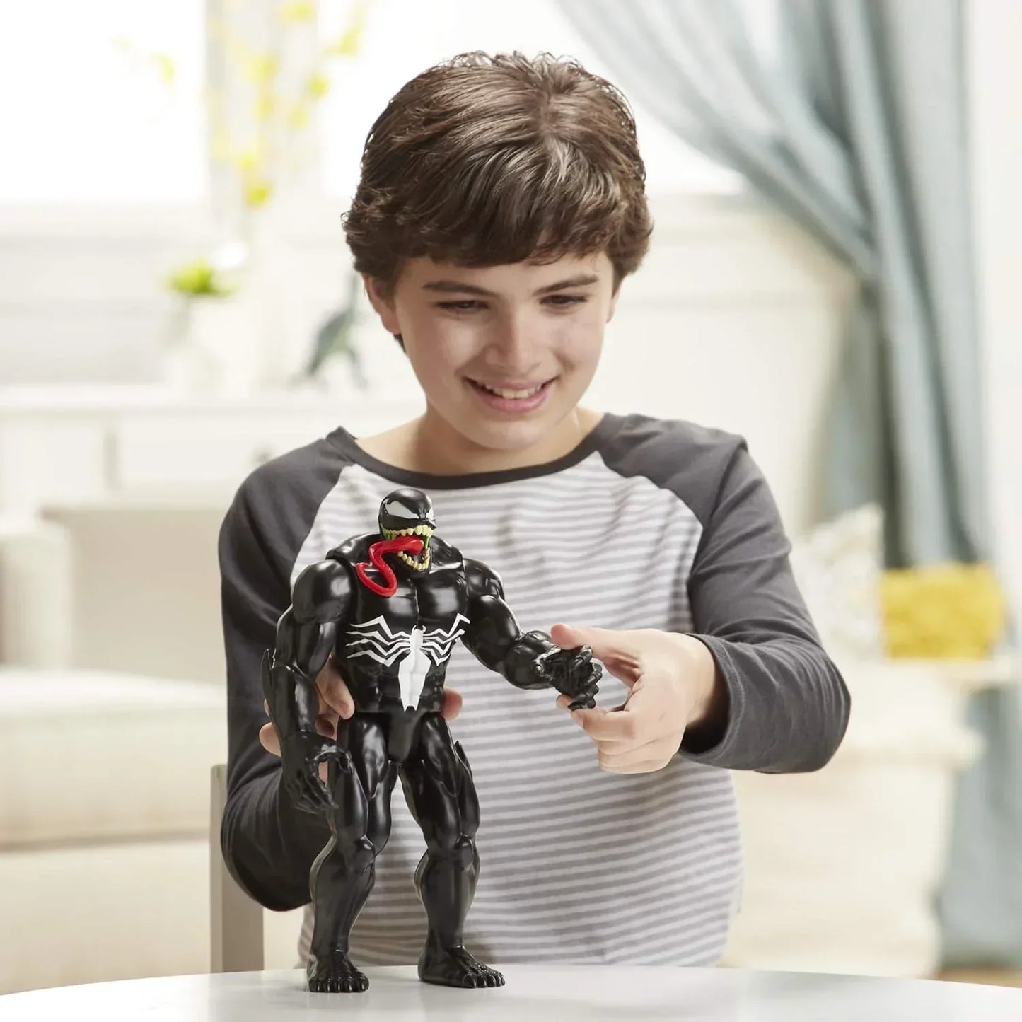 Venom Titan Hero Series Action Figure – Marvel Spider-Man Maximum Venom Collectible Toy