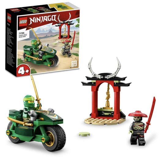 LEGO 71788 Lloyd’s Ninja Street Bike Building Toy Set (64 Pieces)